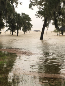 Northeast Houston resident Marc F. Wilson has lived on Lake Houston for more than 20 years, here's how the lake looked from Day 1 of Hurricane Harvey to Day 4.