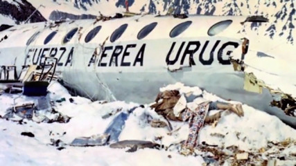 Fuselage of Uruguayan Air Force Flight 571.