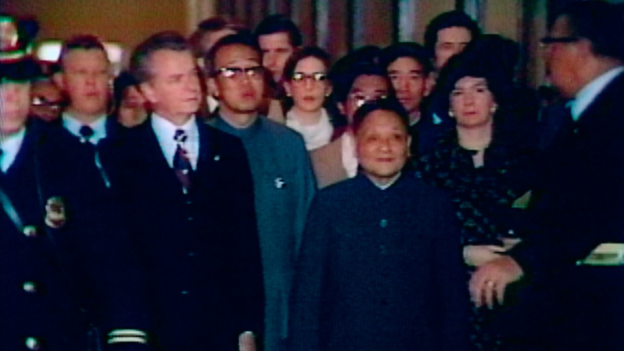Aware of hostilities among in the U.S. Congress, Deng Xiaoping meets with 85 out of 100 U.S. Senators and shares wishes to peacefully reunify Taiwan to mainland China, while refusing to rule out other options.
