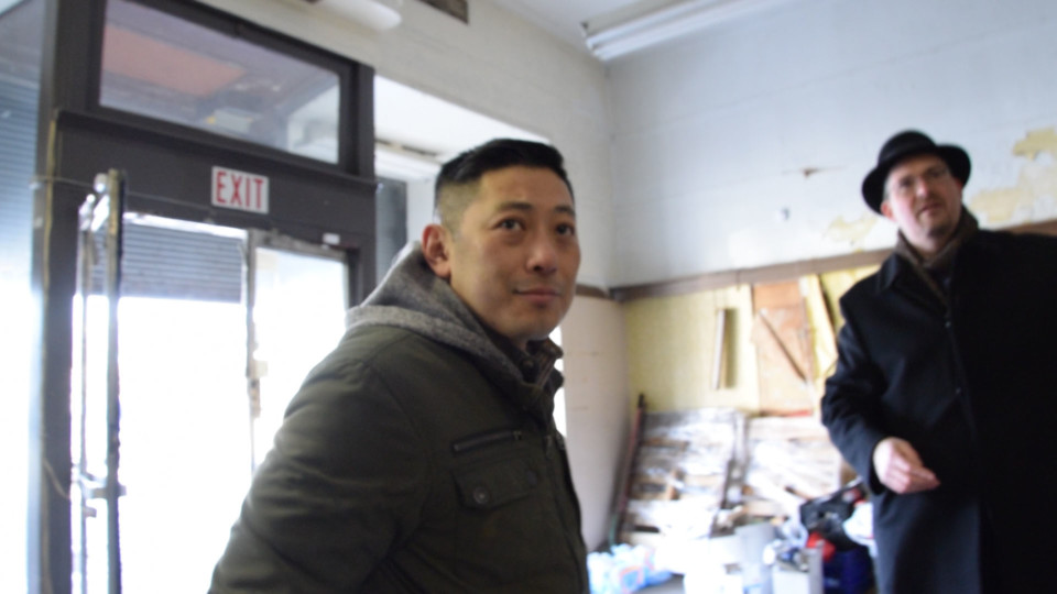 Local chef Gary Alma is building out his first restaurant in the Kresge Five and Dime building, built in the 1930s.
