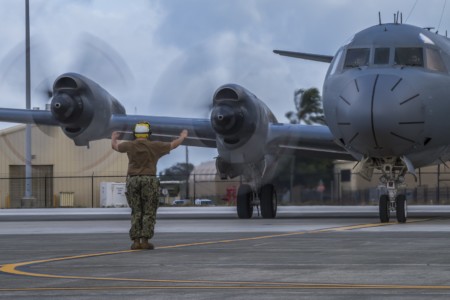 A Canadian Aurora aircraft (CP140118) arrives at Marine Corps Base Hawaii, July 6, to participate in the RIMPAC 2018 exercise. (Canadian Armed Forces photo by Imagery Technician Cpl Trevor Matheson/Released) A Canadian Aurora Aircraft (CP140) Arrives in Hawaii for RIMPAC 2018 Exercise